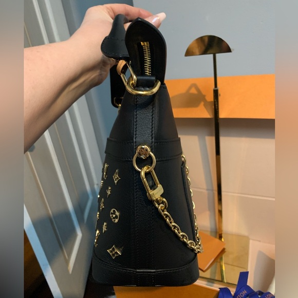 ❌SOLD❌2021 authentic Louis Vuitton Cruiser PM black calfskin leather two way bag - Picture 8 of 16